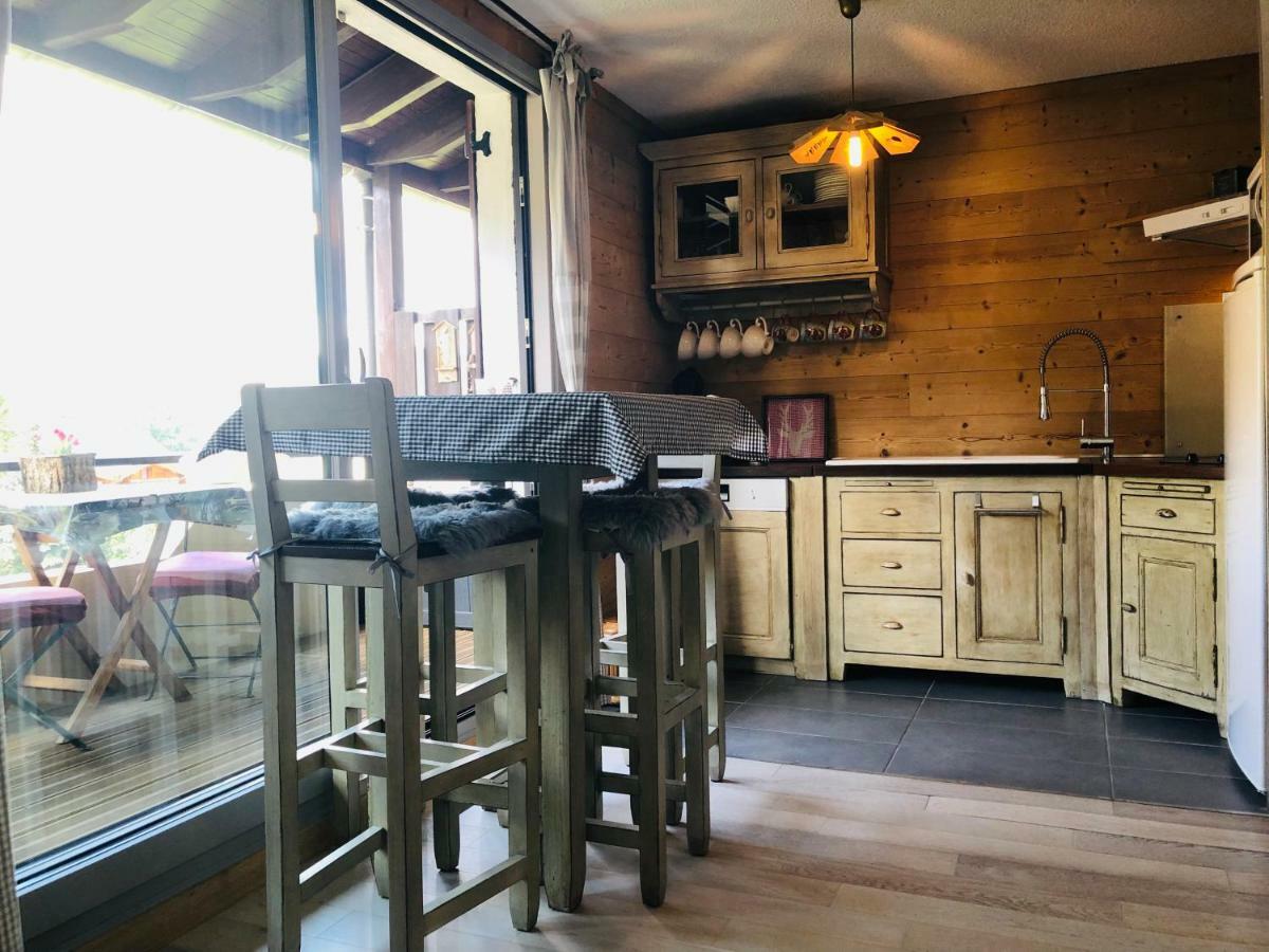 La Corneille Blanche Appartement Les Deux Alpes Buitenkant foto