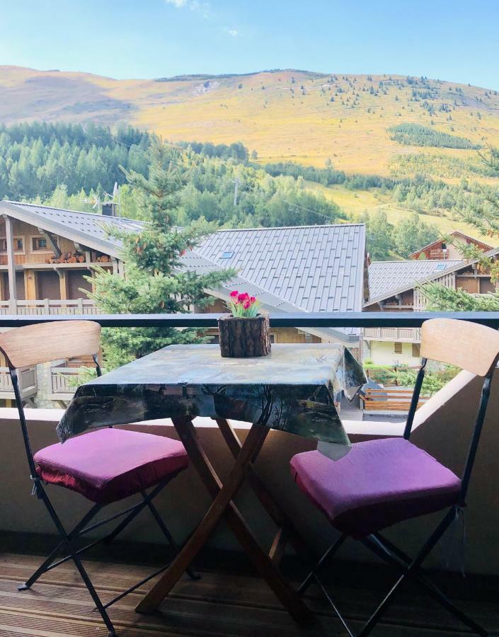 La Corneille Blanche Appartement Les Deux Alpes Buitenkant foto