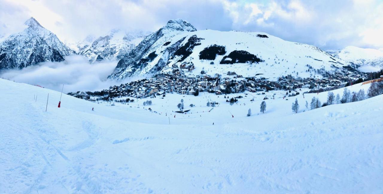 La Corneille Blanche Appartement Les Deux Alpes Buitenkant foto